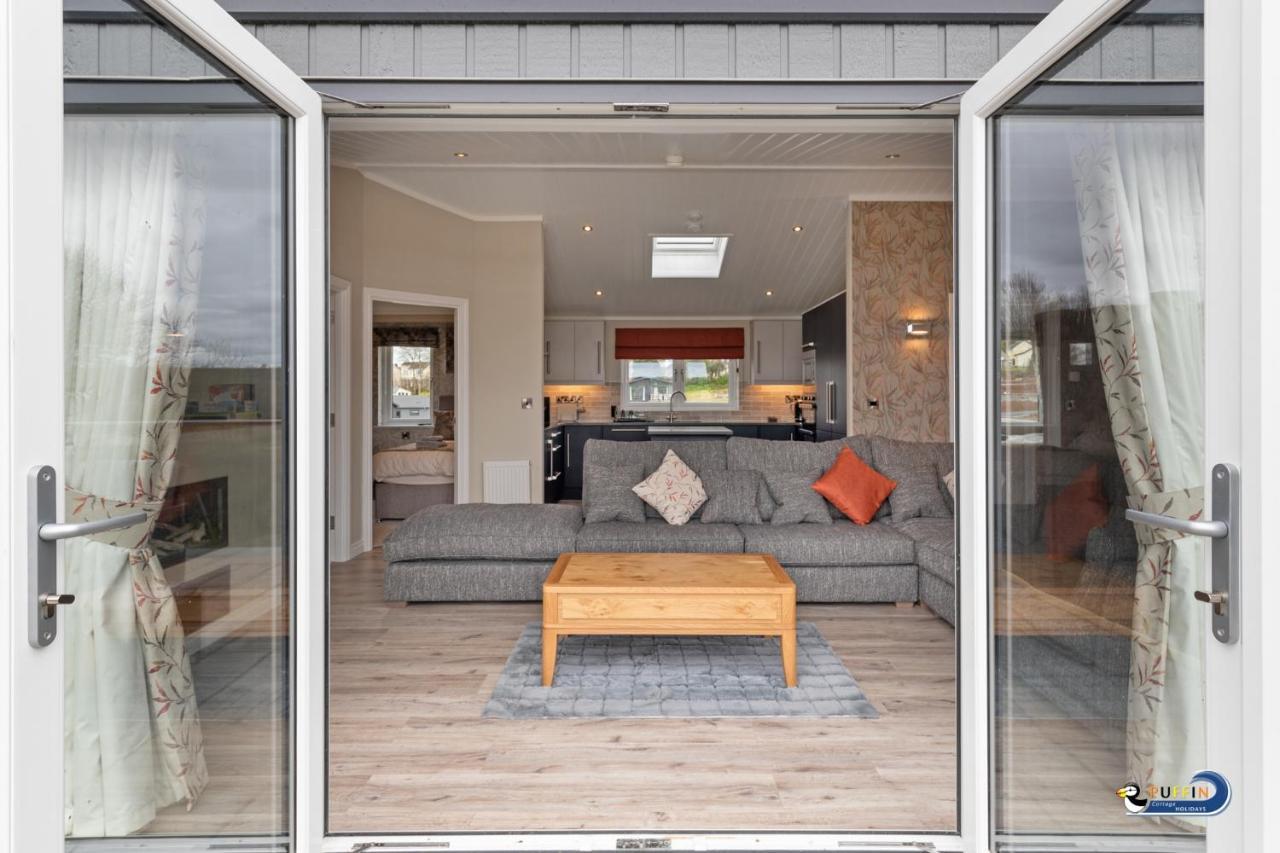 Valley View Lodge - Luxury Lodge, Hot Tub, Close To Beach Penally 외부 사진