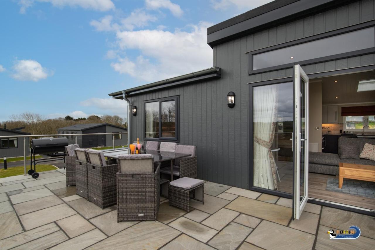 Valley View Lodge - Luxury Lodge, Hot Tub, Close To Beach Penally 외부 사진