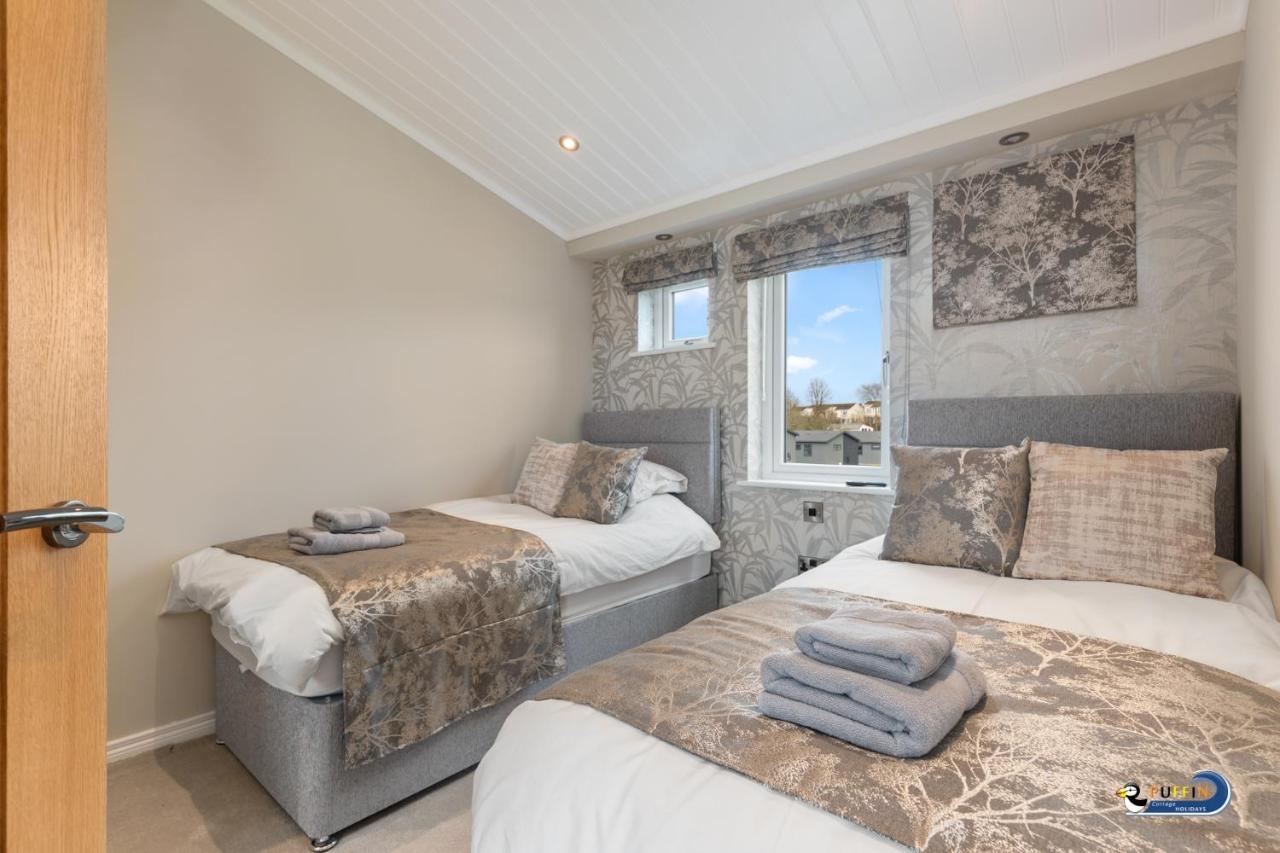 Valley View Lodge - Luxury Lodge, Hot Tub, Close To Beach Penally 외부 사진